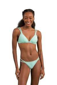 Model Front: Rio De Sol Conjunto Set Malibu-Menta Tri-Duo Rio-Duo