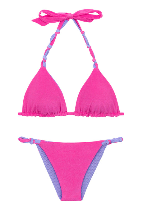 Product Front: Rio De Sol Conjunto Set Malibu-Rosa Tri-Rev Essential-Rev