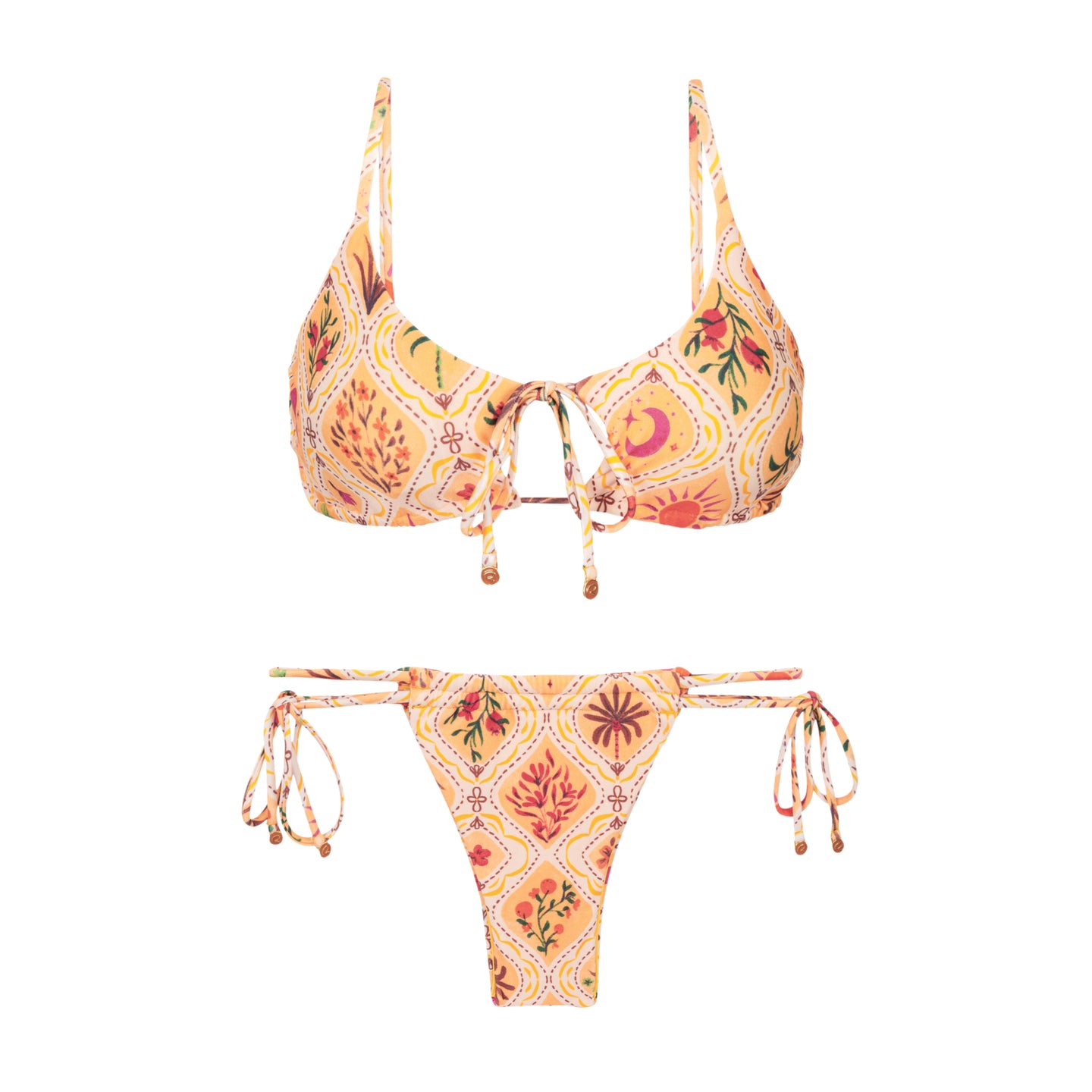 Product Front: Rio De Sol Conjunto Set Mosaico Tank-Tie Pipa