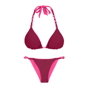 Product Back: Rio De Sol Conjunto Set Mtx-Ultrapink Tri-Rev Essential-Rev
