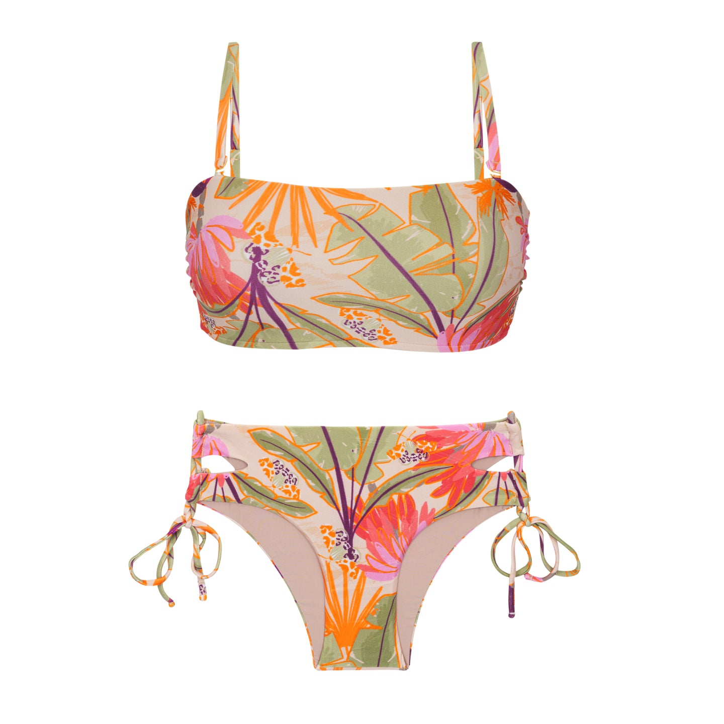 Product Front: Rio De Sol Conjunto Set Oasis Bandeau-Reto Madrid