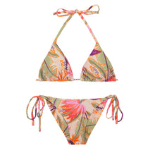 Cargar imagen en el visor de la galería, Product Front: Rio De Sol Conjunto Set Oasis Tri-Inv Cheeky-Tie
