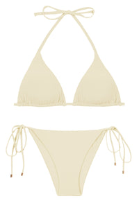 Product Front: Rio De Sol Conjunto Set Off-White Tri-Inv Lacinho