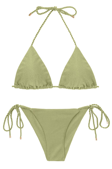 Product Front: Rio De Sol Conjunto Set Oliva Tri-Inv Cheeky-Tie
