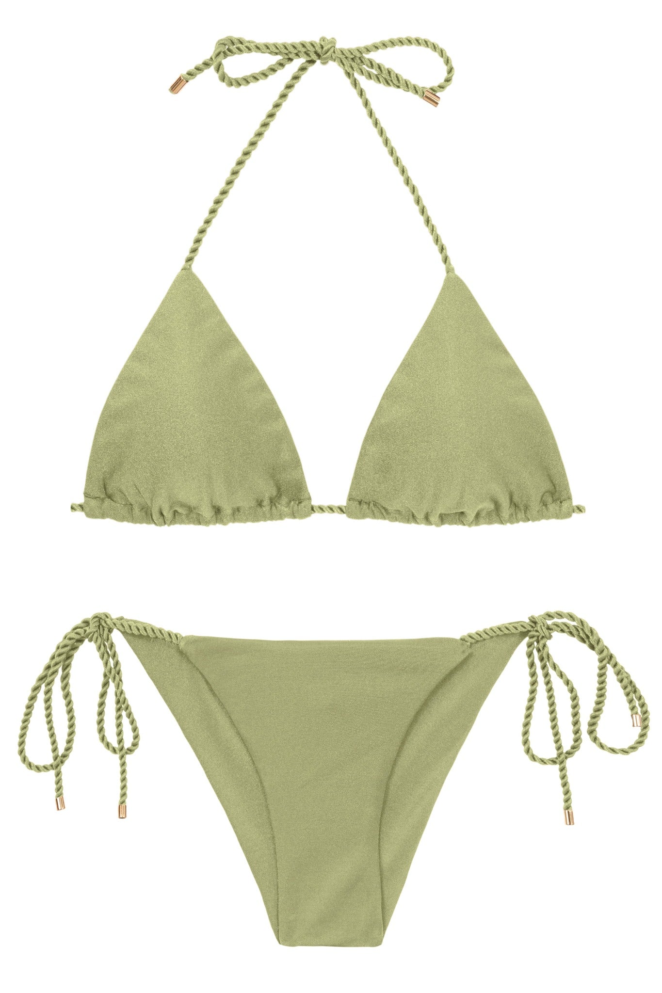 Product Front: Rio De Sol Conjunto Set Oliva Tri-Inv Cheeky-Tie