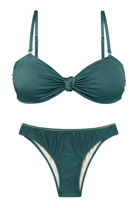 Product Front: Rio De Sol Conjunto Set Palace Bandeau-Joy Essential