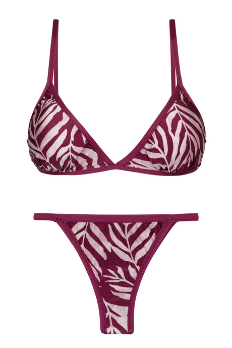 Product Front: Rio De Sol Conjunto Set Palms-Vine Tri-Fixo California