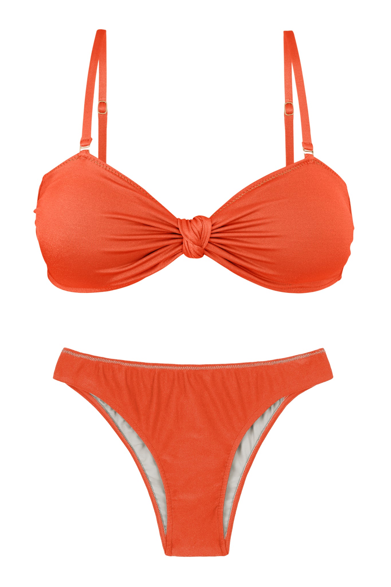 Product Front: Rio De Sol Conjunto Set Paprica Bandeau-Joy Essential