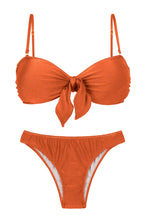 Cargar imagen en el visor de la galería, Product Front: Rio De Sol Conjunto Set Paprica Bandeau-No Essential

