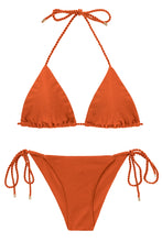 Cargar imagen en el visor de la galería, Product Front: Rio De Sol Conjunto Set Paprica Tri-Rope Cheeky-Rope

