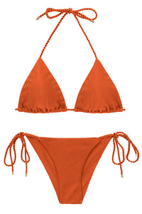 Product Front: Rio De Sol Conjunto Set Paprica Tri-Rope Cheeky-Rope