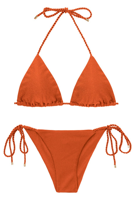Product Front: Rio De Sol Conjunto Set Paprica Tri-Rope Cheeky-Rope