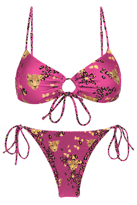 Product Front: Rio De Sol Conjunto Set Roar-Pink Mila Ibiza