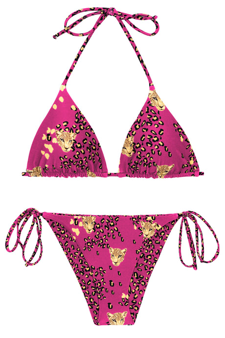 Product Front: Rio De Sol Conjunto Set Roar-Pink Tri-Inv Ibiza-Comfy