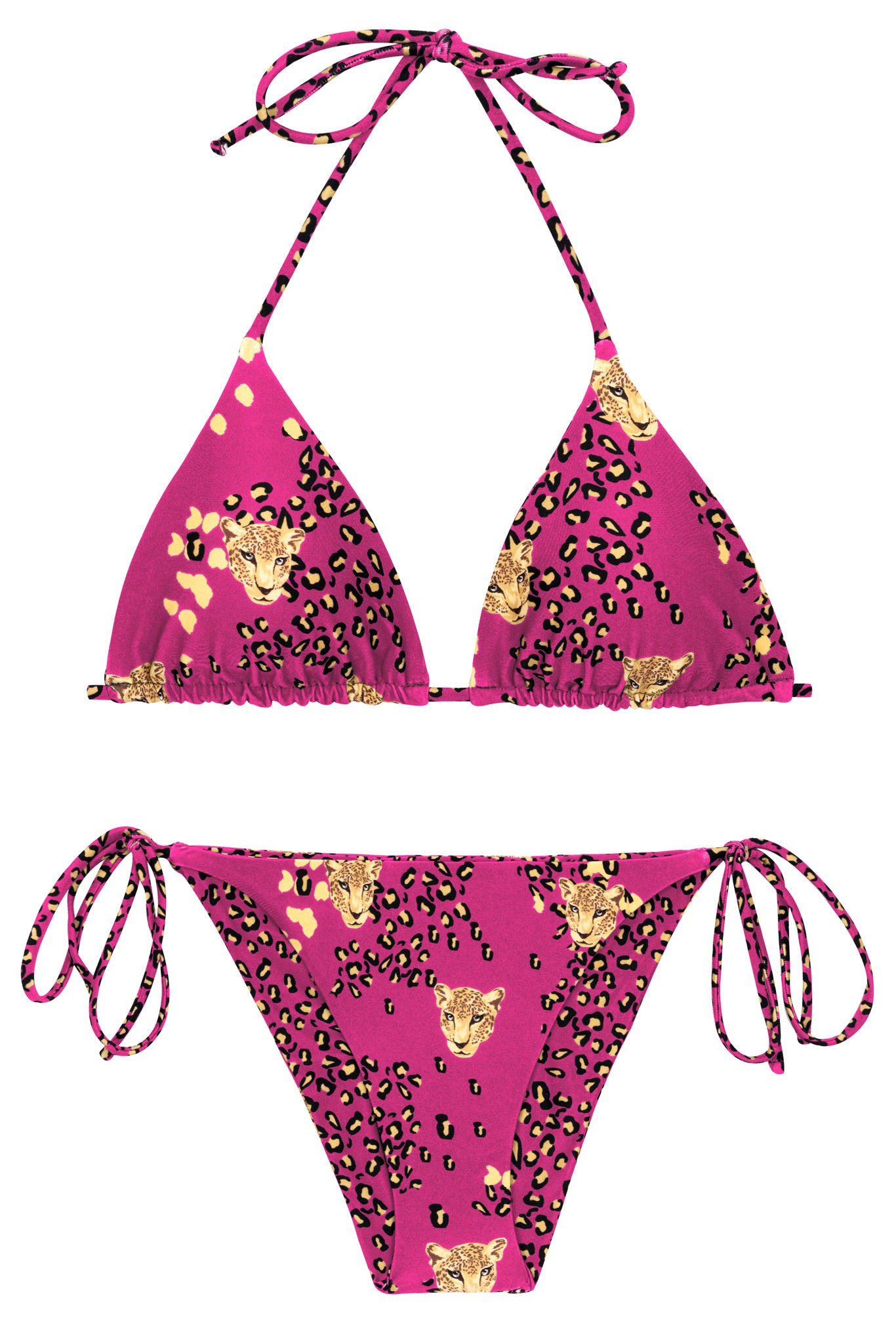 Product Front: Rio De Sol Conjunto Set Roar-Pink Tri-Inv Ibiza-Comfy