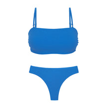 Cargar imagen en el visor de la galería, Product Front: Rio De Sol Conjunto Set Sand-Nautico Bandeau-Reto Nice-Fio
