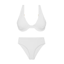Cargar imagen en el visor de la galería, Product Front: Rio De Sol Conjunto Set Sand-White Chantal Kora
