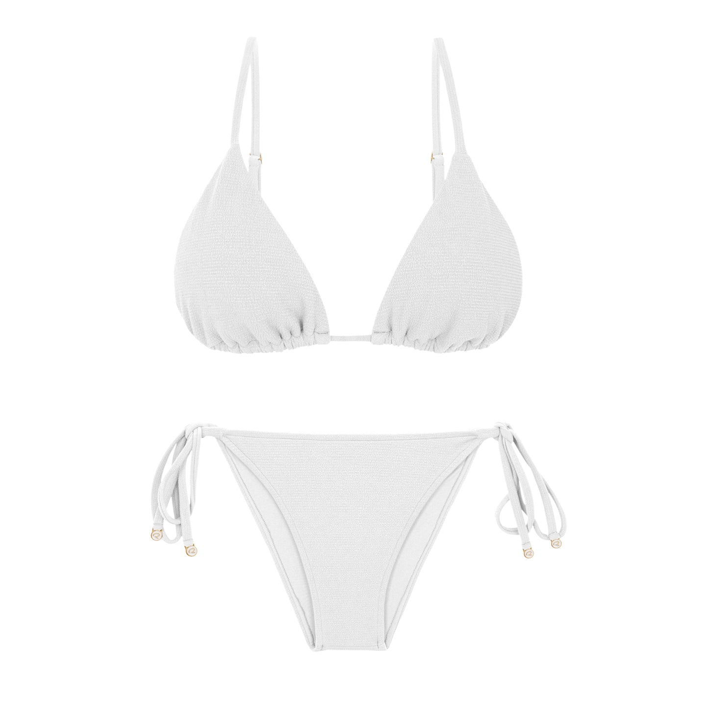 Product Front: Rio De Sol Conjunto Set Sand-White Lia Lacinho