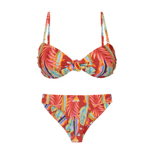 Product Front: Rio De Sol Conjunto Set Sea-Bloom Bandeau-Joy Nice