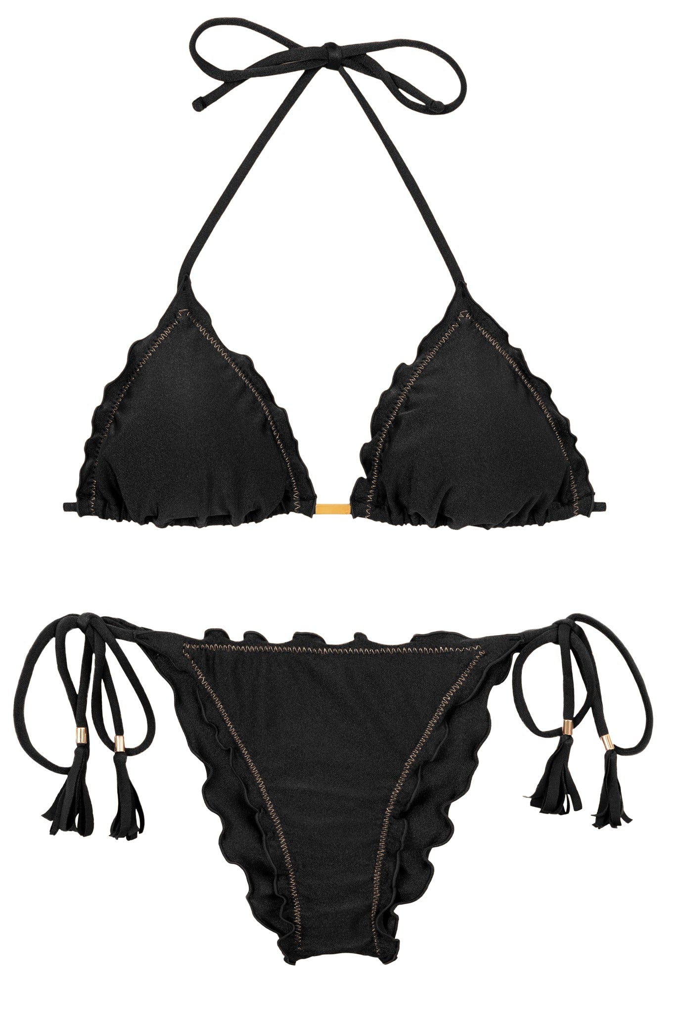 Product Front: Rio De Sol Conjunto Set Shimmer-Black Frufru
