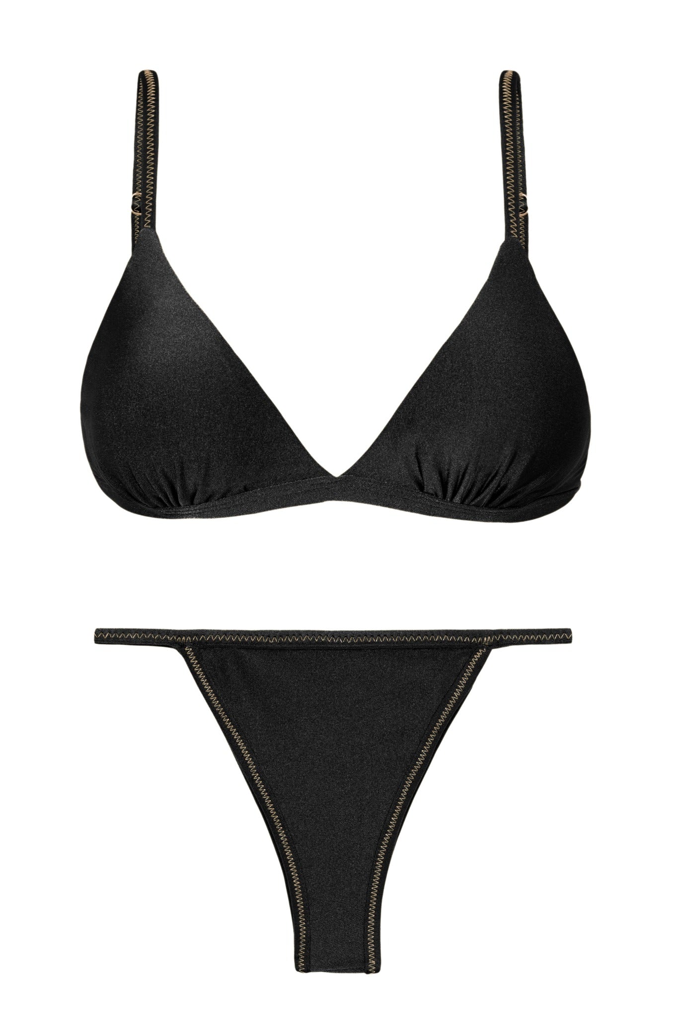 Product Front: Rio De Sol Conjunto Set Shimmer-Black Tri-Fixo California