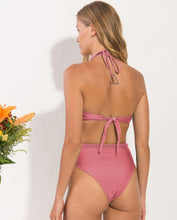 Cargar imagen en el visor de la galería, Image 06: Rio De Sol Conjunto Set Shimmer-Confetti Twist Belted-High-Waist
