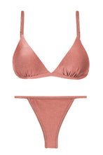 Cargar imagen en el visor de la galería, Product Front: Rio De Sol Conjunto Set Shimmer-Copper Tri-Fixo California
