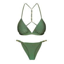Cargar imagen en el visor de la galería, Product Front: Rio De Sol Conjunto Set Shimmer-Croco Tri-Fixo-Noa Cheeky-Noa
