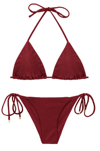 Product Front: Rio De Sol Conjunto Set Shimmer-Divino Tri-Inv Cheeky-Tie
