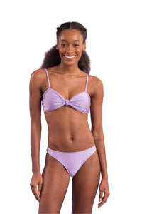 Model Front: Rio De Sol Conjunto Set Shimmer-Harmonia Bandeau-Joy Essential