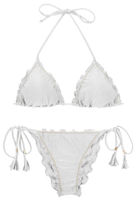 Product Front: Rio De Sol Conjunto Set Shimmer-White Frufru