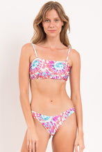 Cargar imagen en el visor de la galería, Gallery: Rio De Sol Conjunto Set Splash Bandeau-Reto Highleg
