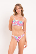 Cargar imagen en el visor de la galería, Image 07: Rio De Sol Conjunto Set Splash Bandeau-Reto Highleg
