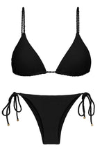 Cargar imagen en el visor de la galería, Product Front: Rio De Sol Conjunto Set St-Tpz-Black Tri-Inv Ibiza
