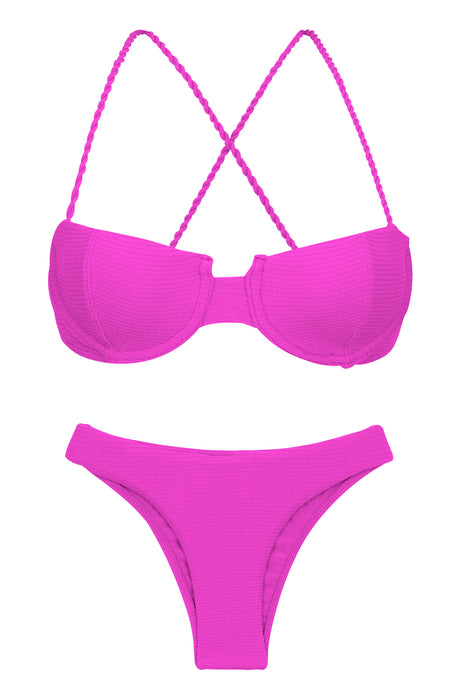 Product Front: Rio De Sol Conjunto Set St-Tpz-Pink Balconet Essential