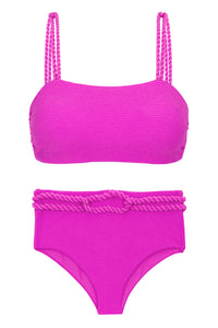 Product Front: Rio De Sol Conjunto Set St-Tpz-Pink Reto Hotpant-High
