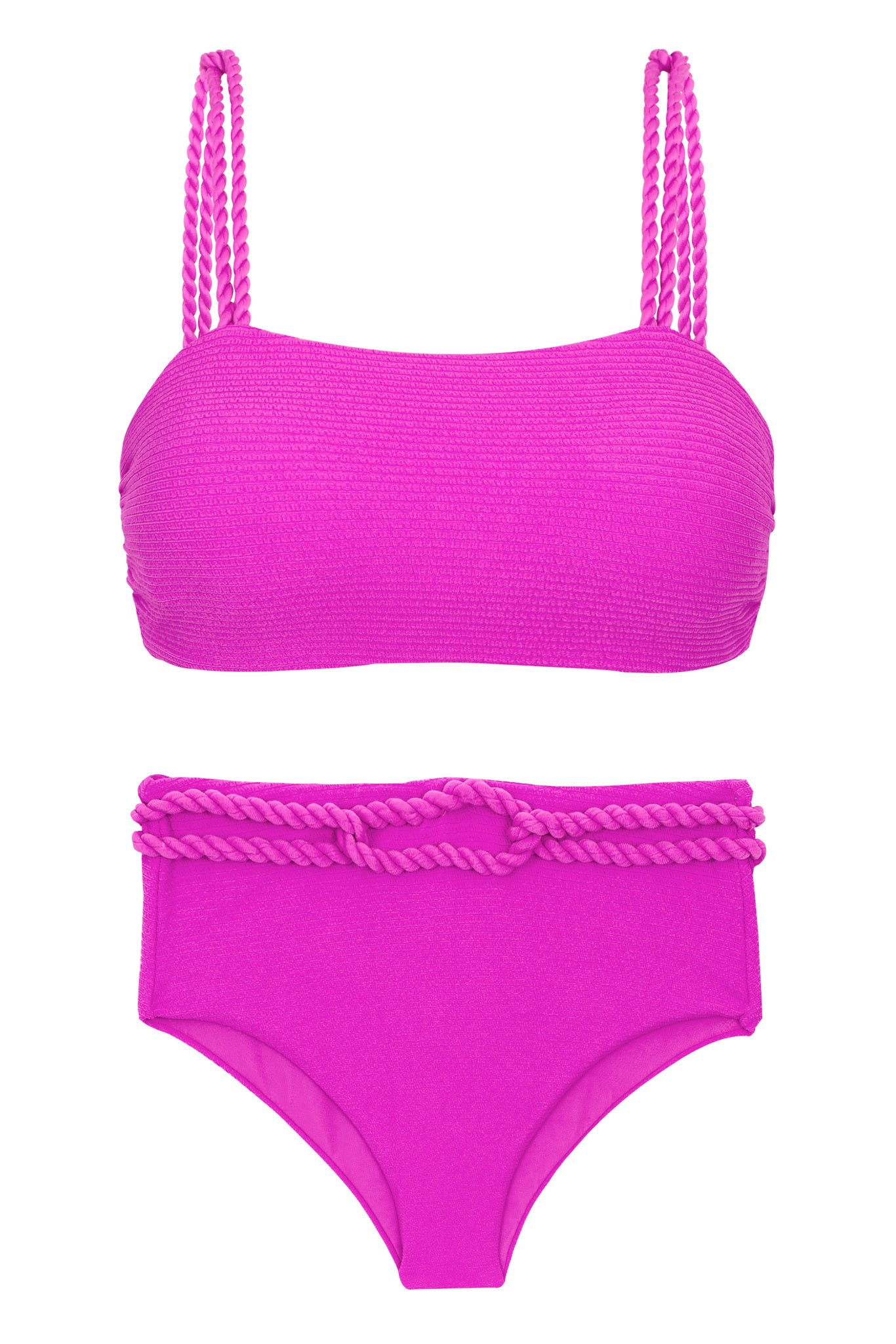 Product Front: Rio De Sol Conjunto Set St-Tpz-Pink Reto Hotpant-High