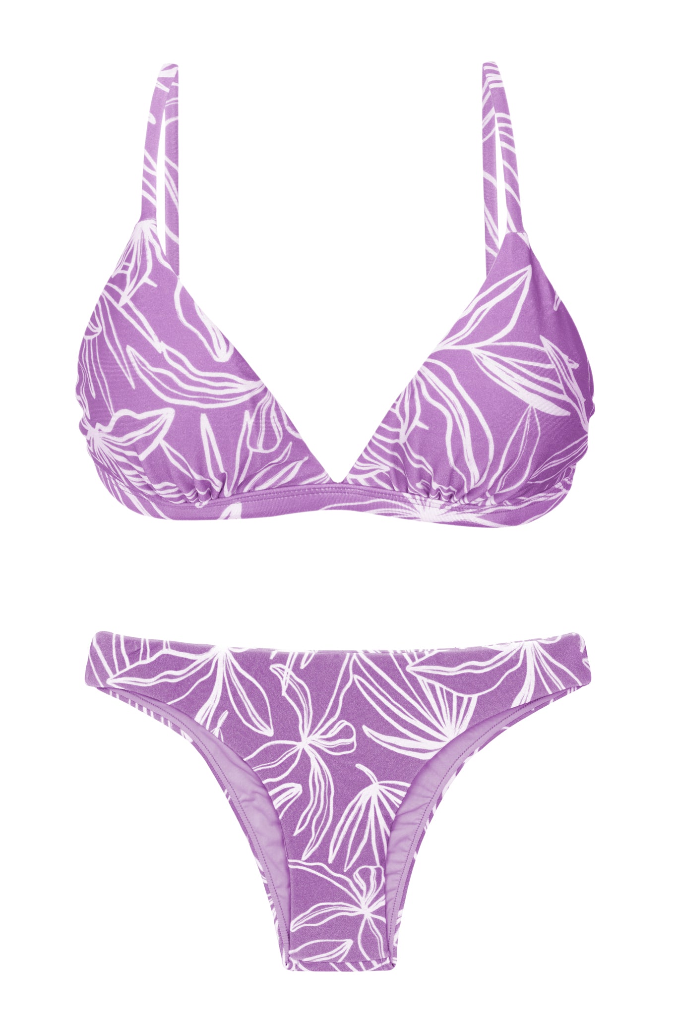 Product Front: Rio De Sol Conjunto Set Trail-Purple Tri-Fixo Essential
