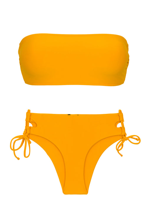 Product Front: Rio De Sol Conjunto Set Uv-Pequi Bandeau-Reto Madrid