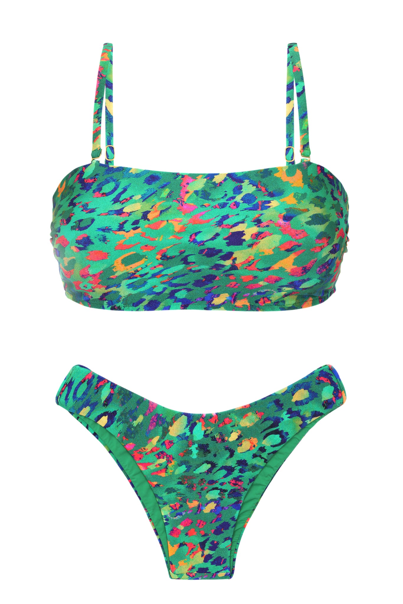 Product Front: Rio De Sol Conjunto Set Wilds Bandeau-Reto Highleg