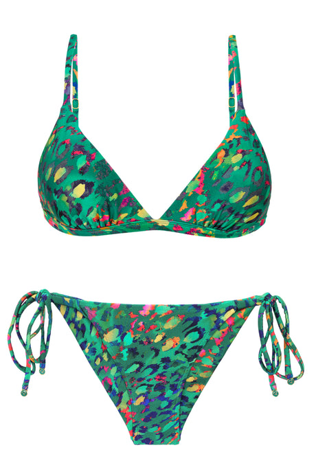 Product Front: Rio De Sol Conjunto Set Wilds Tri-Fixo Cheeky-Tie