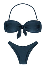 Cargar imagen en el visor de la galería, Product Front: Rio De Sol Conjunto Shark Bandeau

