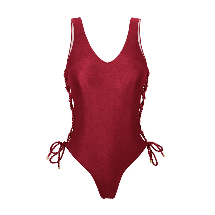 Product Front: Rio De Sol Una Pieza Shimmer-Divino Zoe