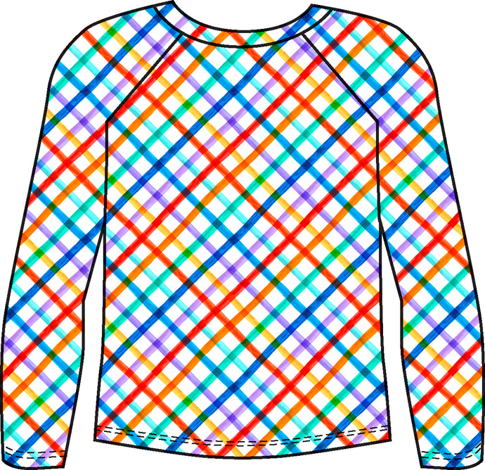 Model Front: Rio De Sol Traje De Baño Chico Square Rash-Guard Kids