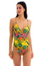 Cargar imagen en el visor de la galería, Model Front: Rio De Sol Una Pieza Sun-Sation Hype
