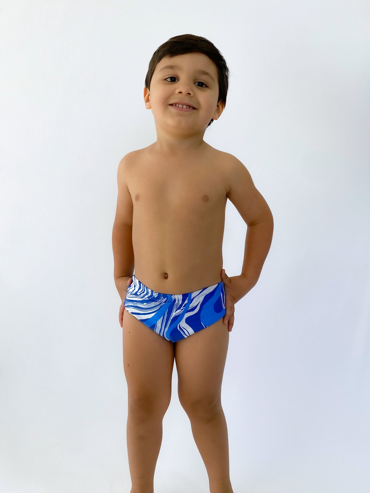 Model Front: Rio De Sol Traje De Baño Chico Sunga Inagua Kids
