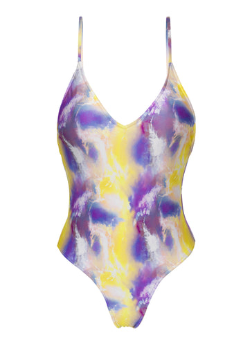 Product Front: Rio De Sol Una Pieza Tiedye-Purple Hype