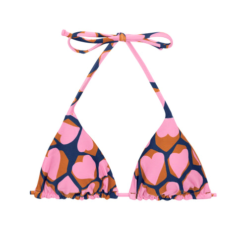 Product Front: Rio De Sol Sostén Top Amore-Pink Tri-Inv