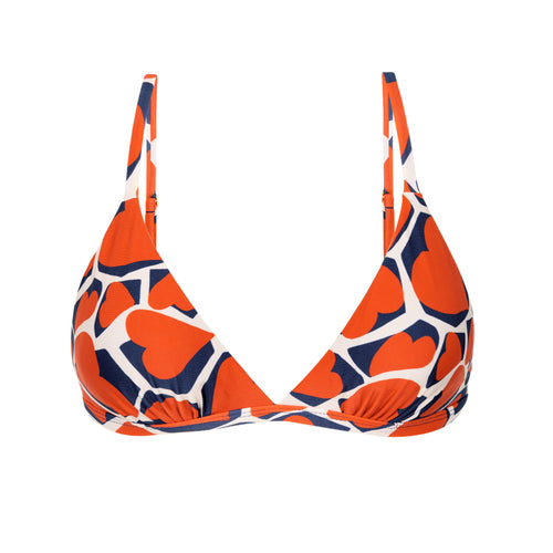 Product Front: Rio De Sol Sostén Top Amore-Red Tri-Fixo