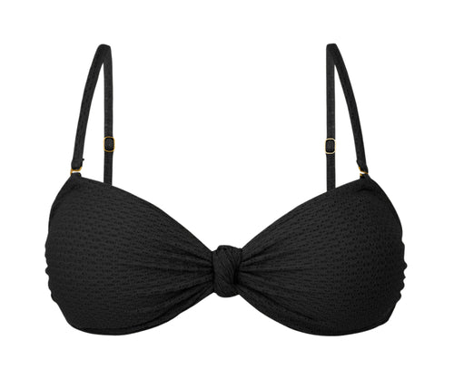 Product Front: Rio De Sol Sostén Top Bora-Black Bandeau-Joy